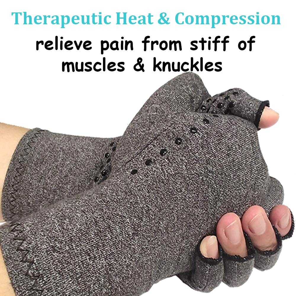 Compression Arthritis Gloves Fingerless Compression Gloves for Arthritis