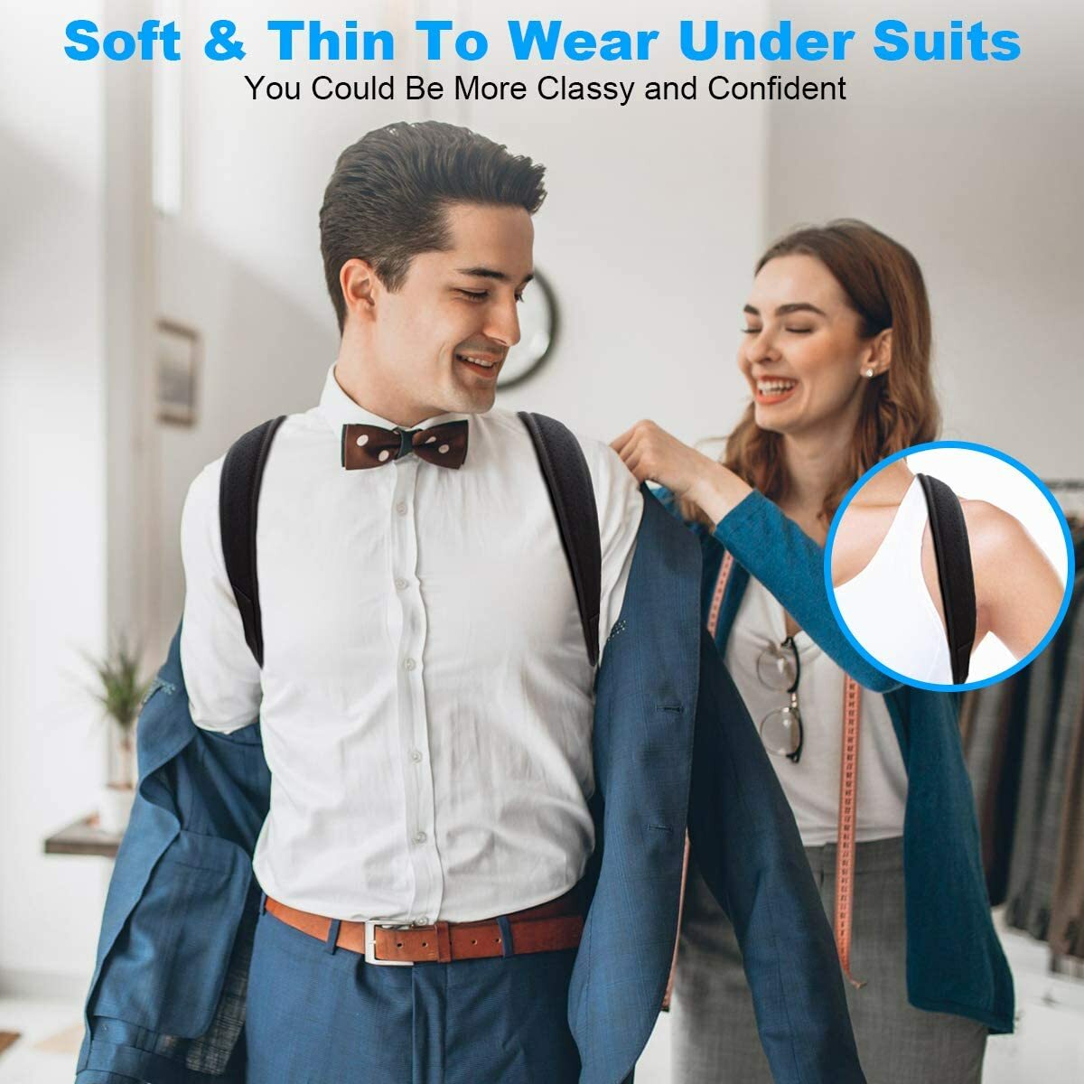 Posture Corrector For Women/Men Upper Back & Shoulder Support Brace USA SELLER