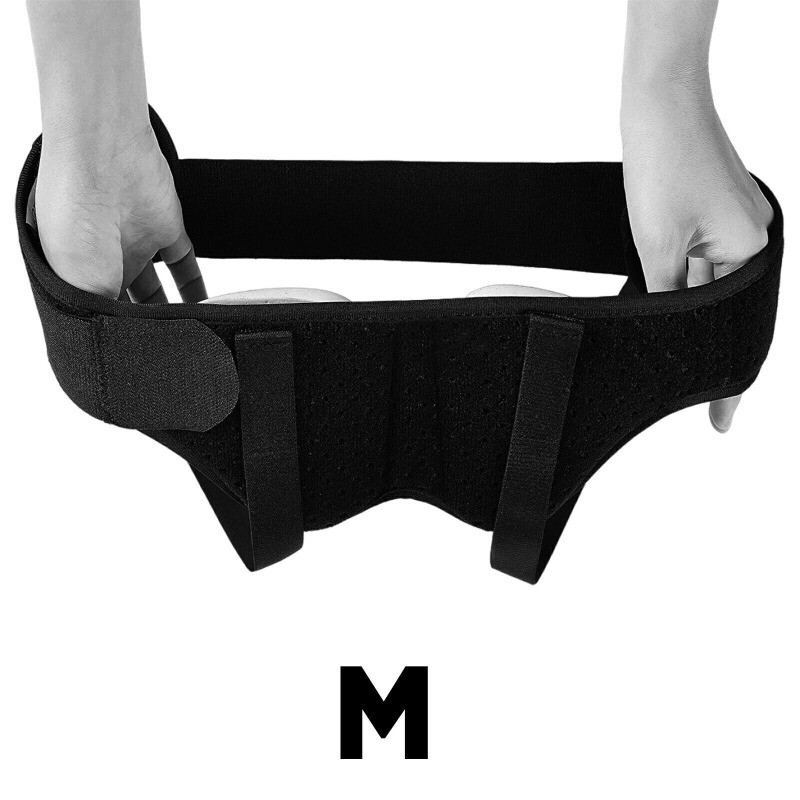 INGUINAL HERNIA TRUSS BELT FOR MEN SINGLE / DOUBLE GROIN SUPPORT HERNIAYN 1PC
