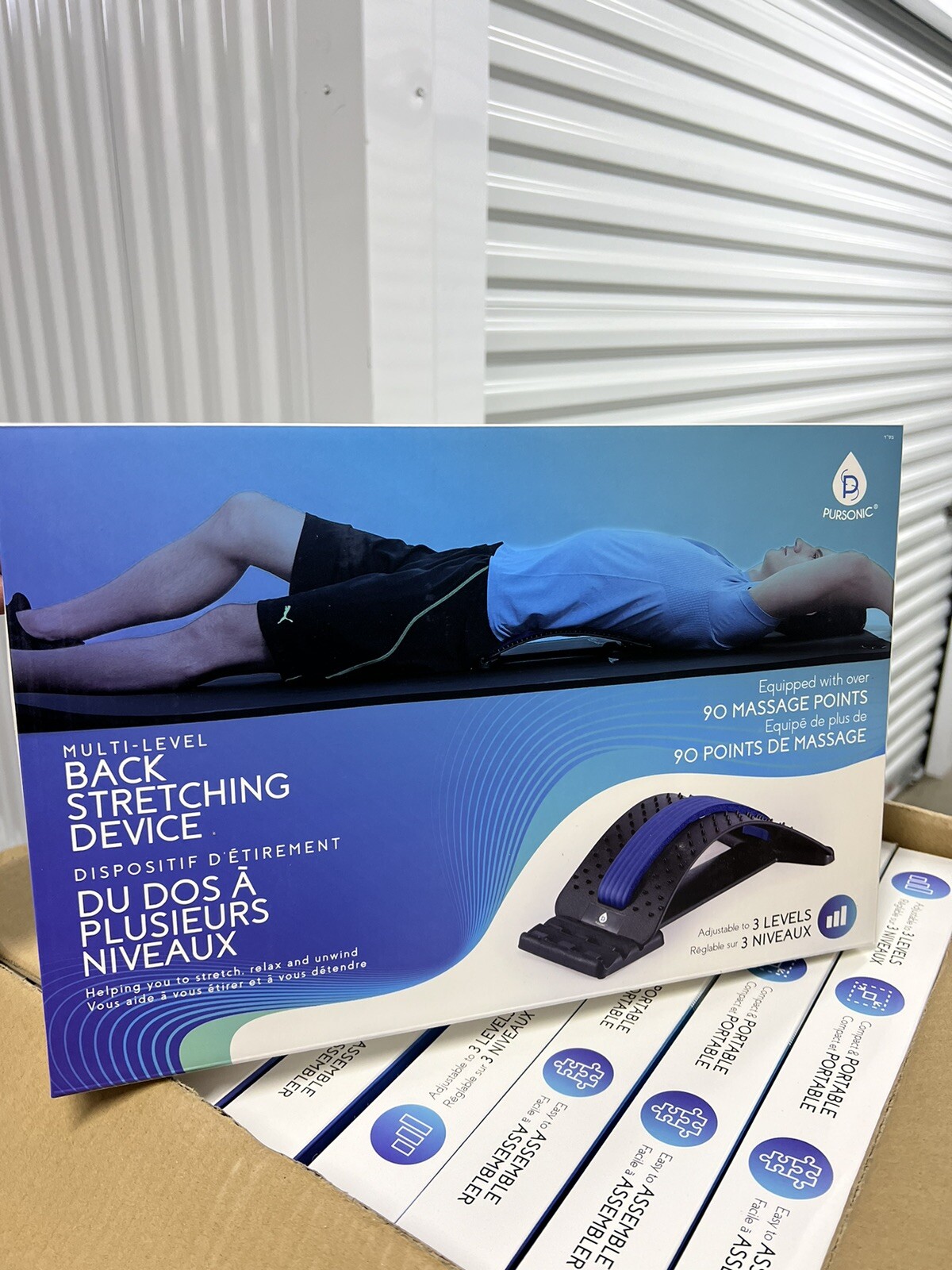 Pursonic Premium Back Stretcher for Pain Relief and Posture Correction