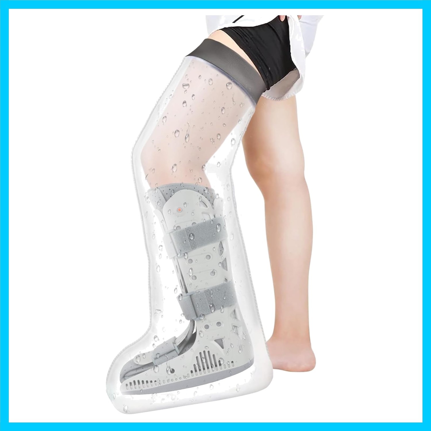 Cast Covers for Shower Leg, Waterproof XL Full Leg Cast Cover for Showering |…