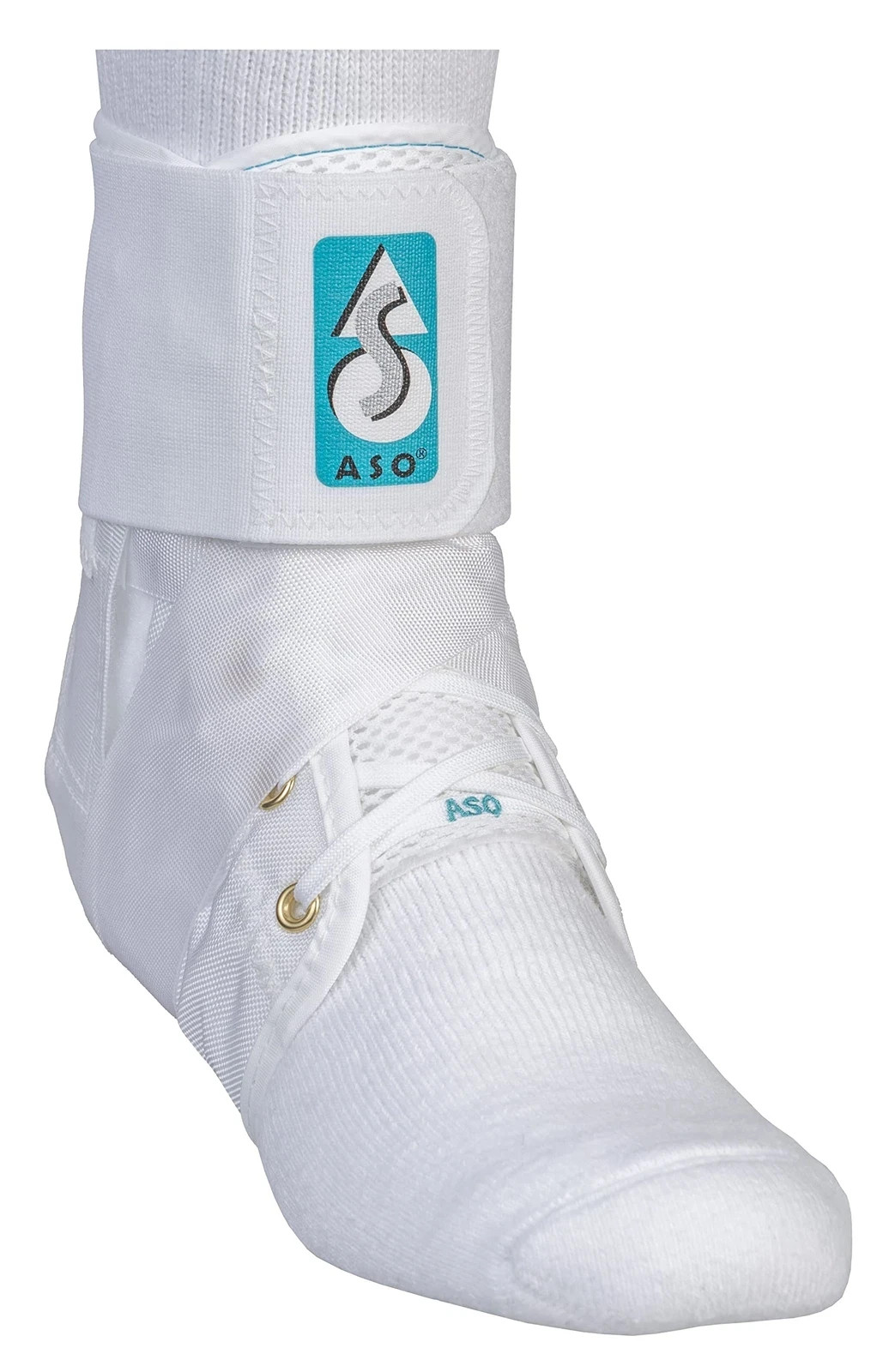 ASO Ankle Brace Stabilizer – Secure Lace-Up White X-Large MODEL 264006