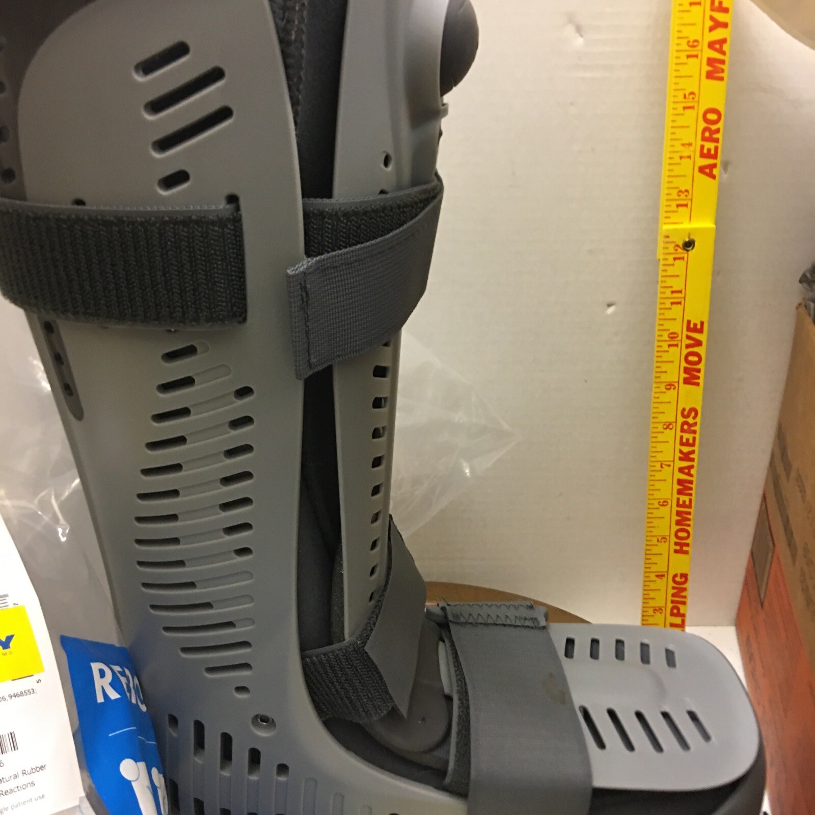 Ossur Rebound Air Walker Boot Med Compression Adjustable Straps 16″ euc a 061