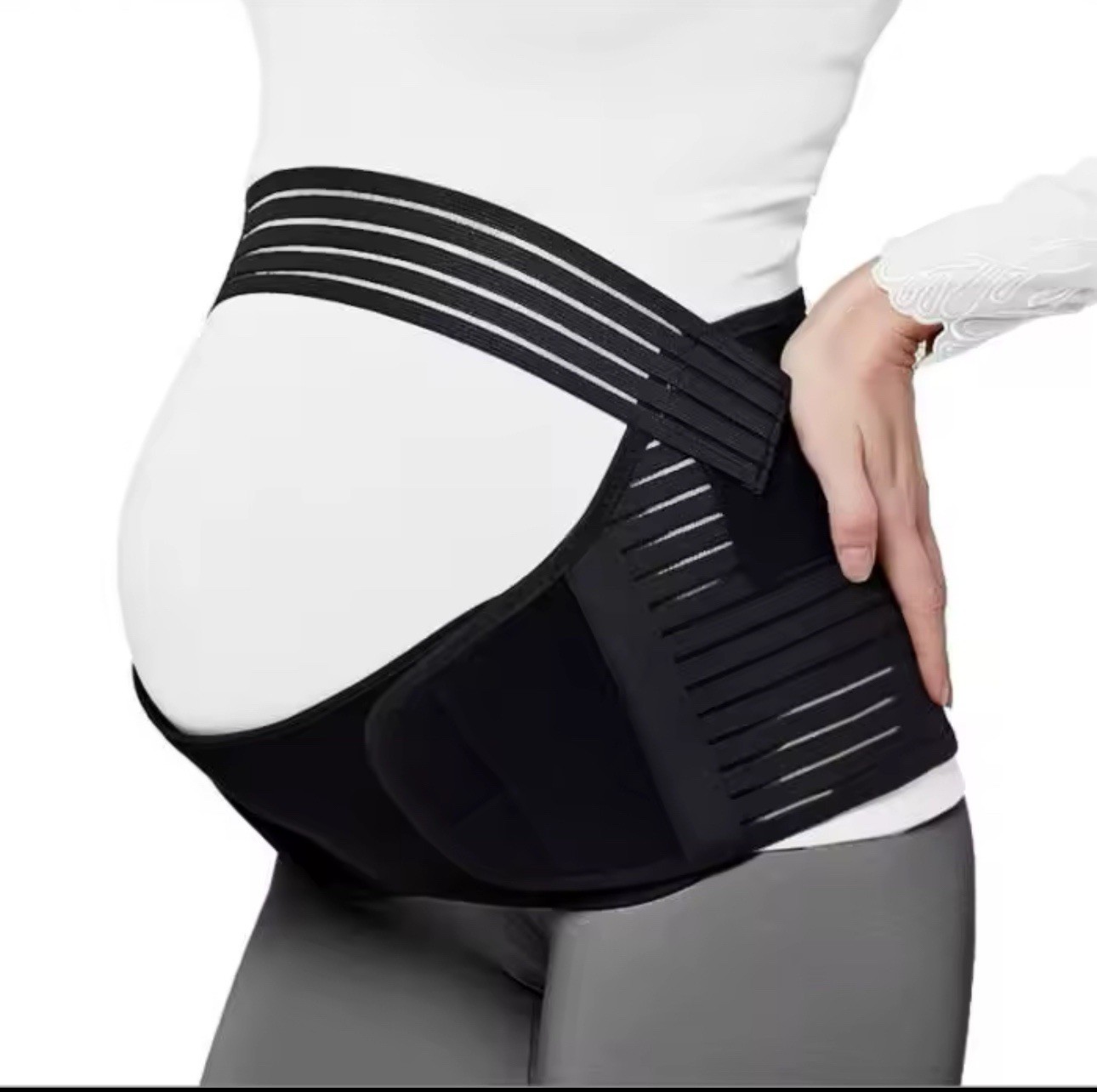 Pregnant Women Support Belly Band Back Clothes Belt Adjustable Waist Brace