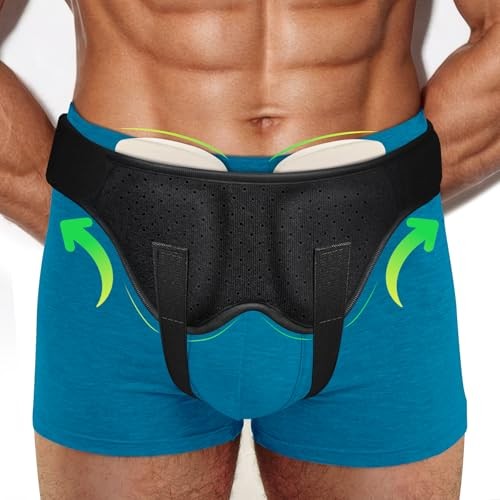 Hernia Support Belt for Men or Women for Double Inguinal or Sports X-Large