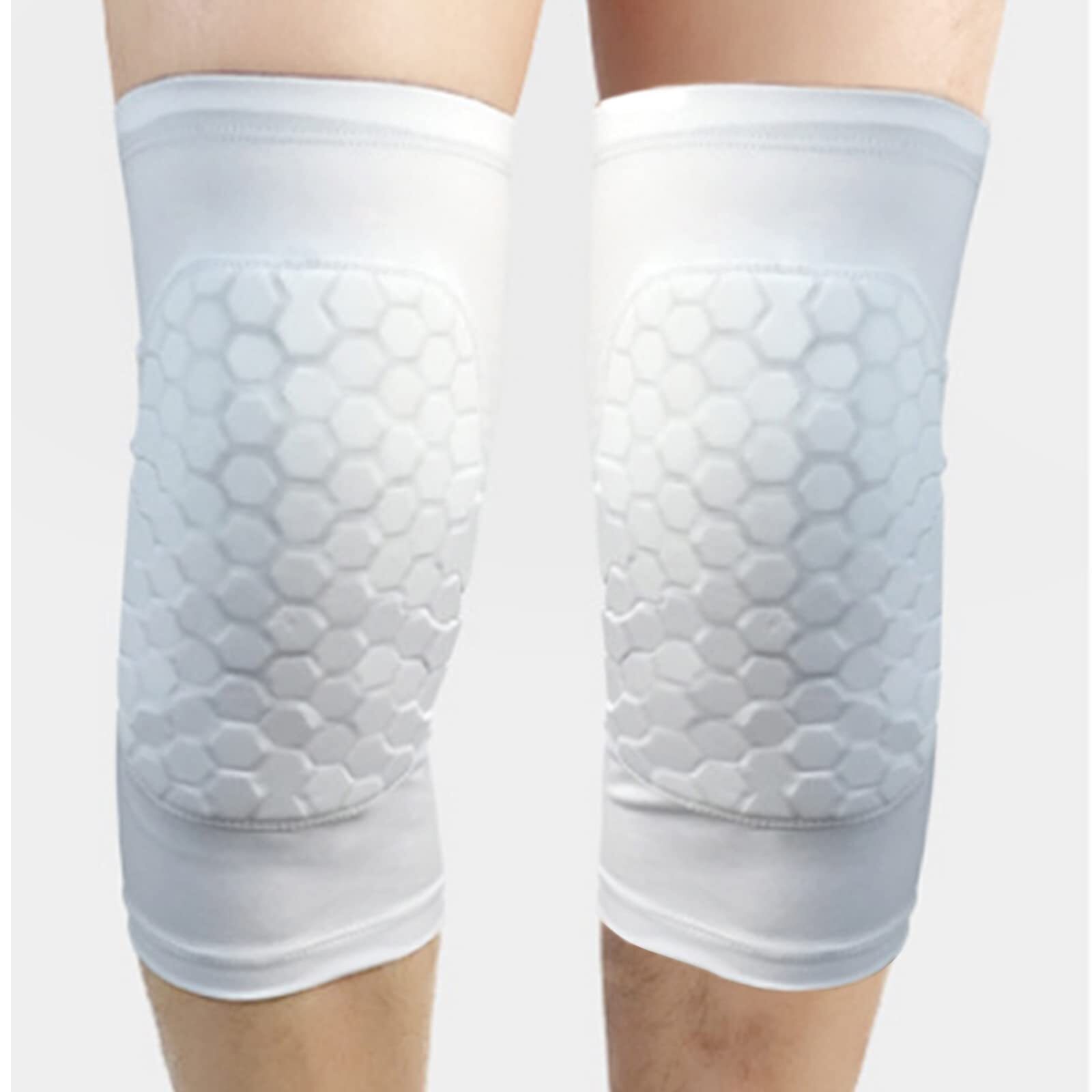 Knee Compression Pads Basketball Volleyball Honeycomb Padding Non-Slip 1 Pair