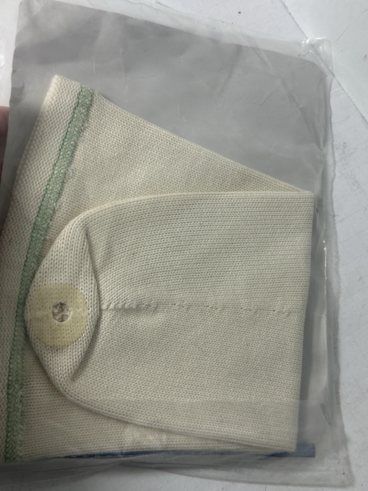 Knit-Rite Prosthetic Cotton 5 PLY Hole In Toe 1SPEC13768 8″ top x 5″ toe x 14″