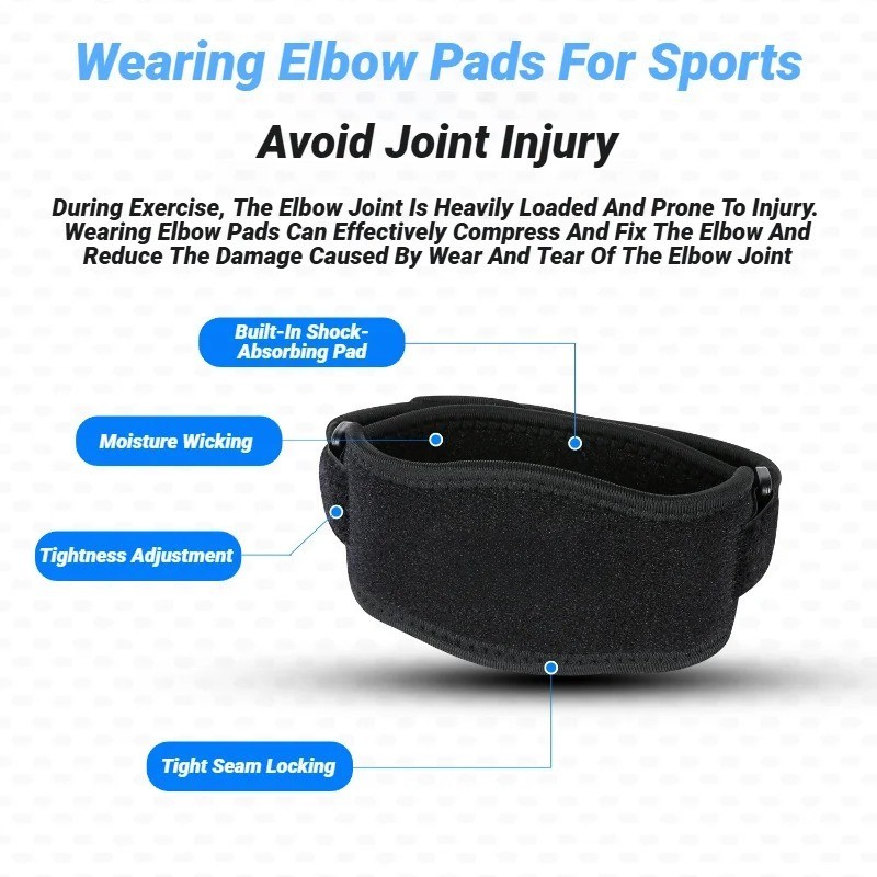 Tennis Elbow Brace Support Arthritis Tendonitis Arm Joint Strap Band Wrap Sports