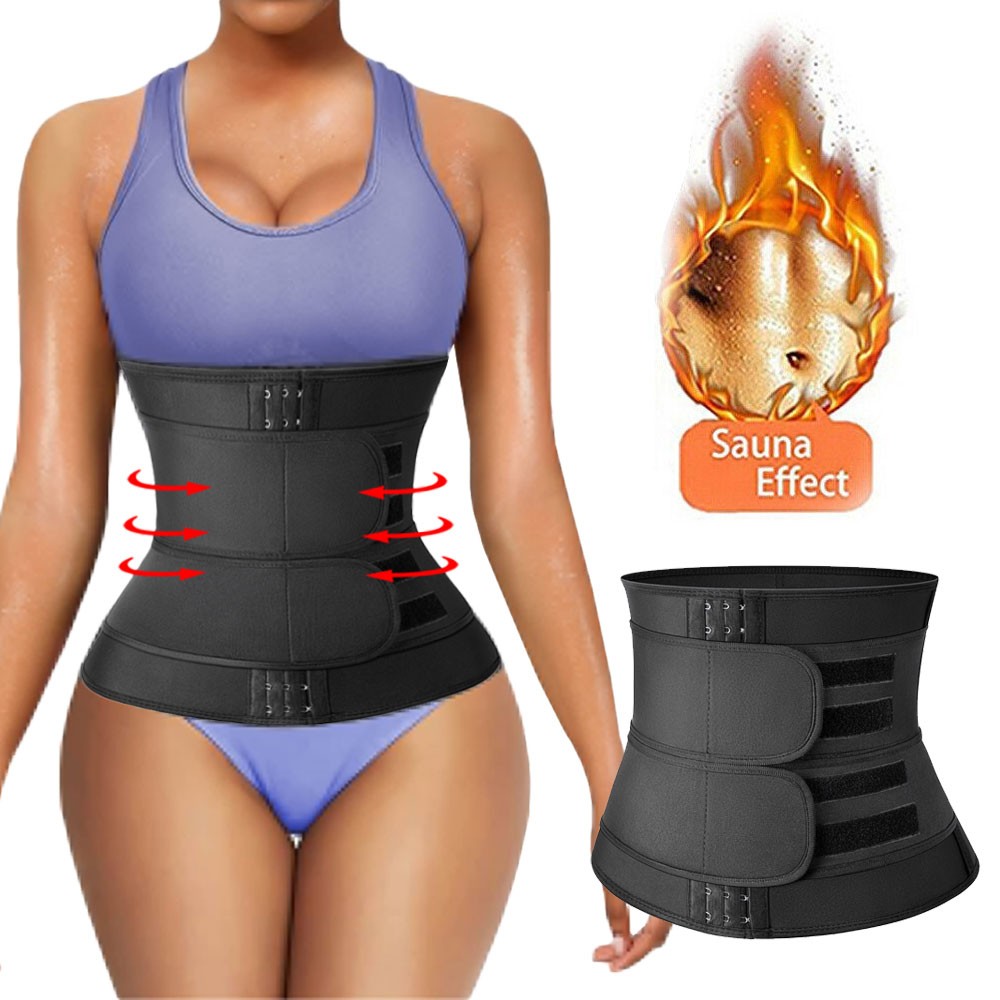 Women Waist Trainer Belt Body Shaper Tummy Control Workout Sweat Wrap