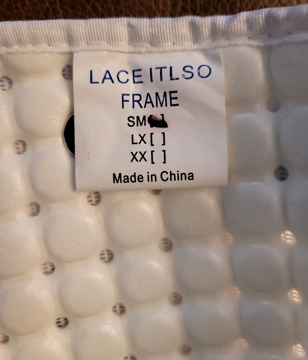 LACE IT LSO Frame Clamshell Back Lumbar Spine Brace size MEDIUM (30′ – 35′)