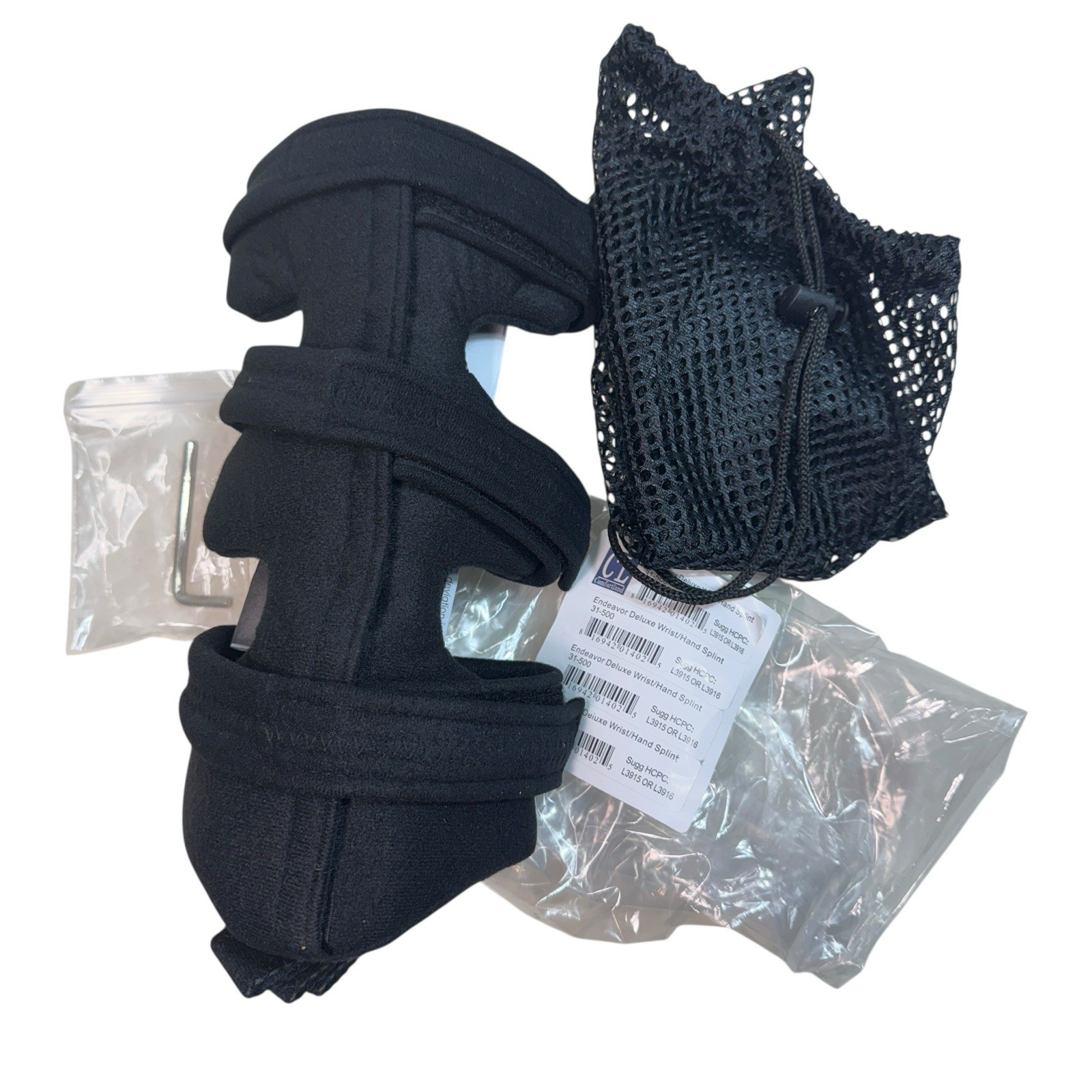 New Comfortland Wrist Hand Splint Medical Endeavor Deluxe 31-500 Left or Right