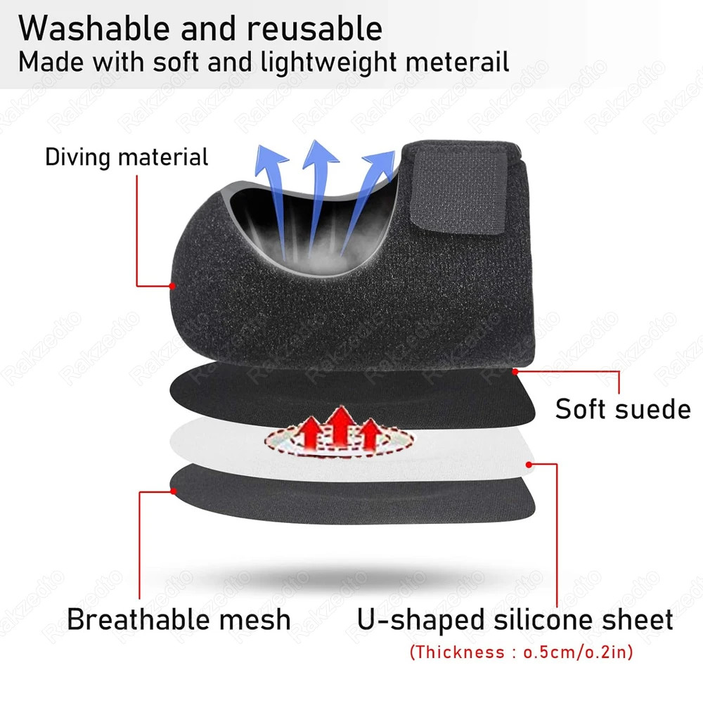 Plantar Fasciitis Heel Spur Foot Support With U-Shaped Silicone Gel