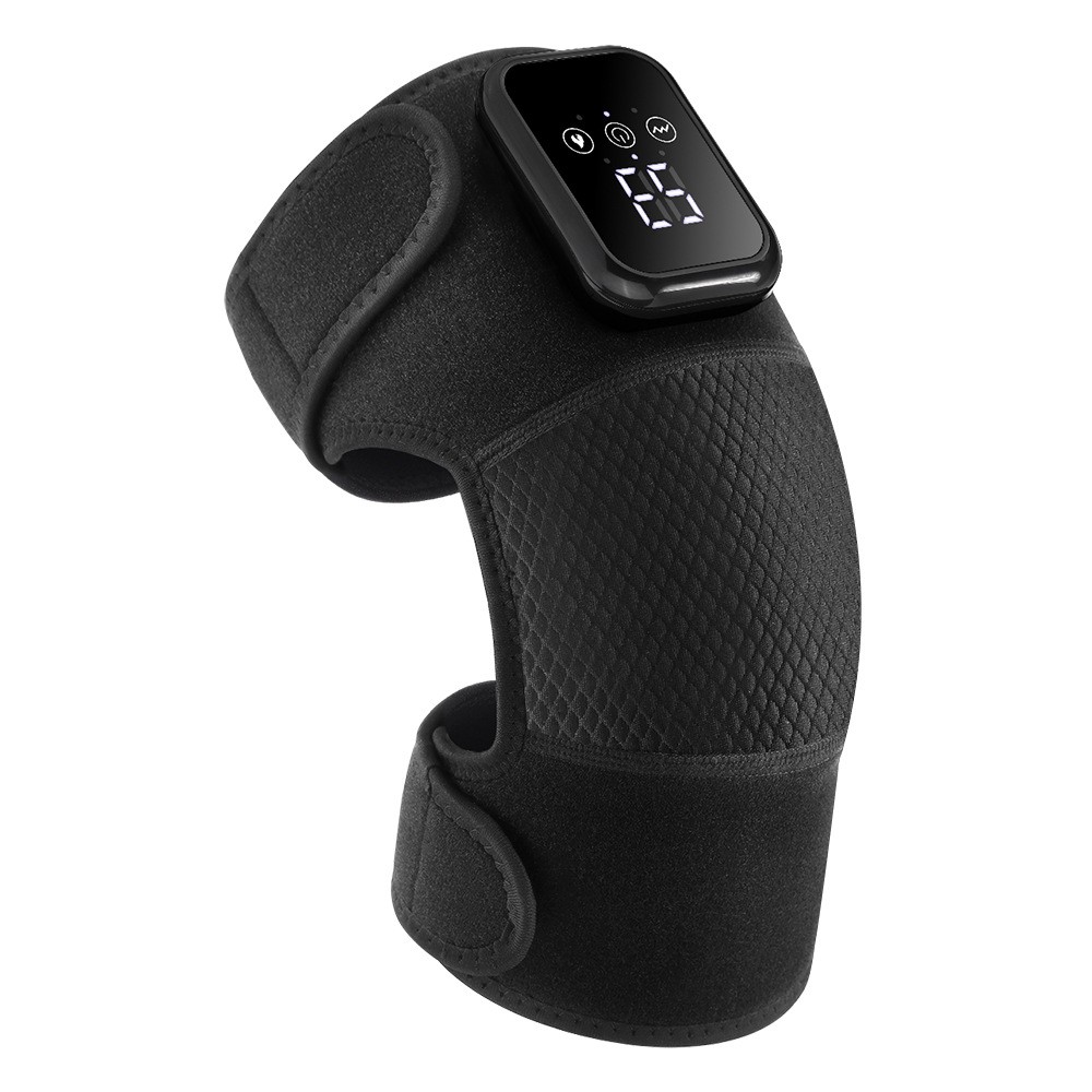 USB Heated Knee Brace Heating Support Muscle Massage Tool Warm Massager Wrap Pad