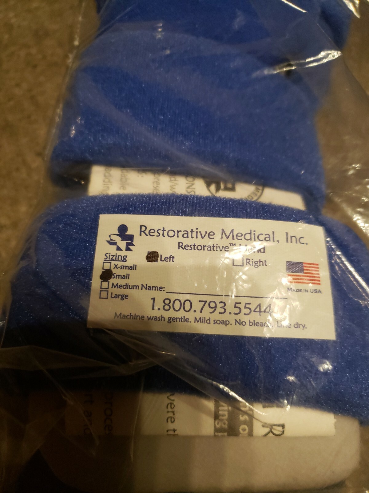 Restorative Hand Small Left Brace Contracture Management