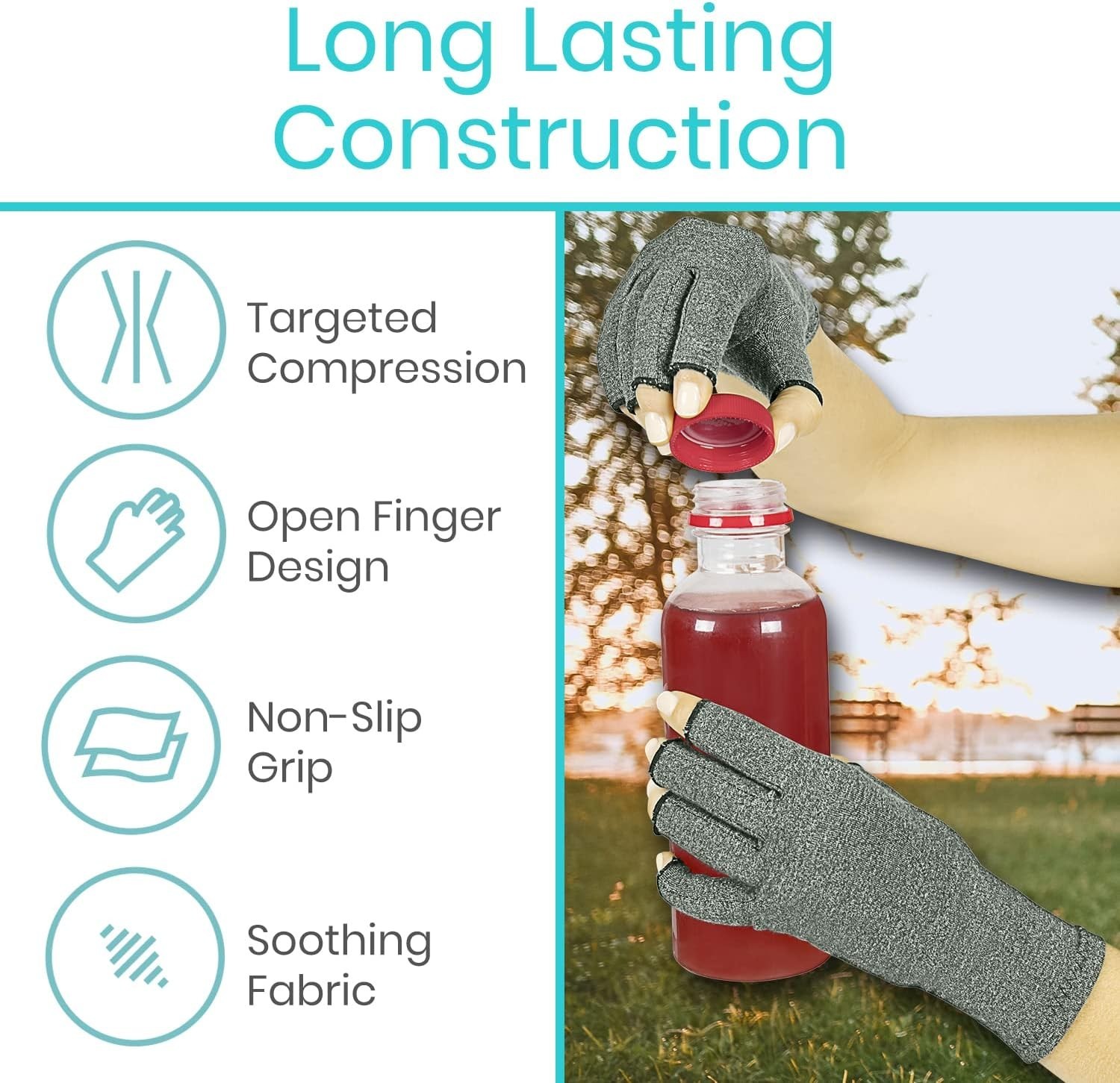 ARTHRITIS RELIEF GLOVES FOR MEN AND WOMEN – COMPRESSION & SUPPORT