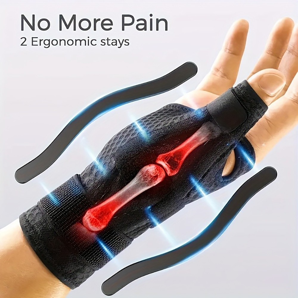 Multi-Functional Flexible Easy to Install 2PCS Adjustable Breathable Thumb Brace