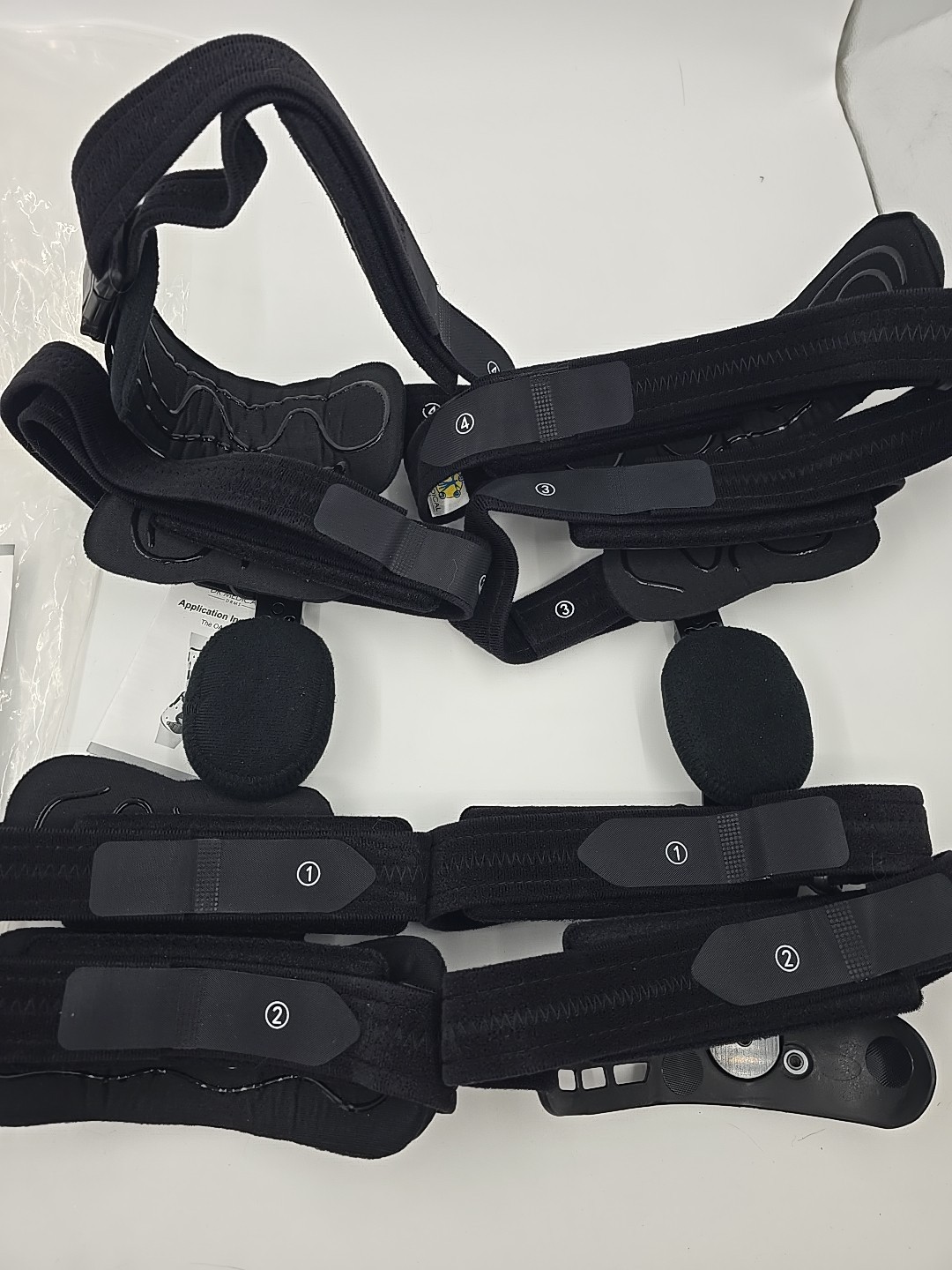 Lot of 2 DR Medical DRMS The OA Reliever Knee Brace KB-138R Right & KB-138L Left