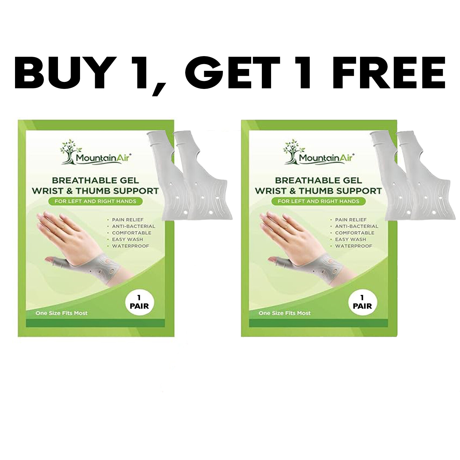 Arthritis Thumb Splint Brace for Carpal Tunnel, CMC Joint Sprain, Left or Right
