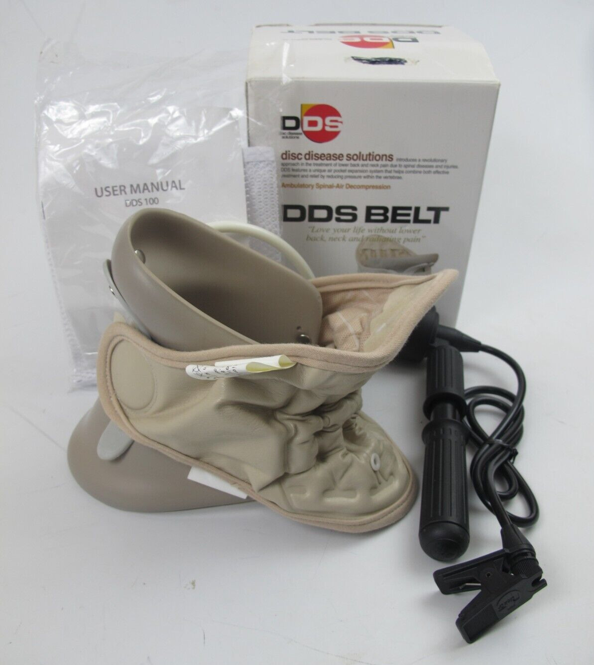 DDS-100 Belt Cervical Neck Pain Traction Collar Disc Disease Solutions Medium