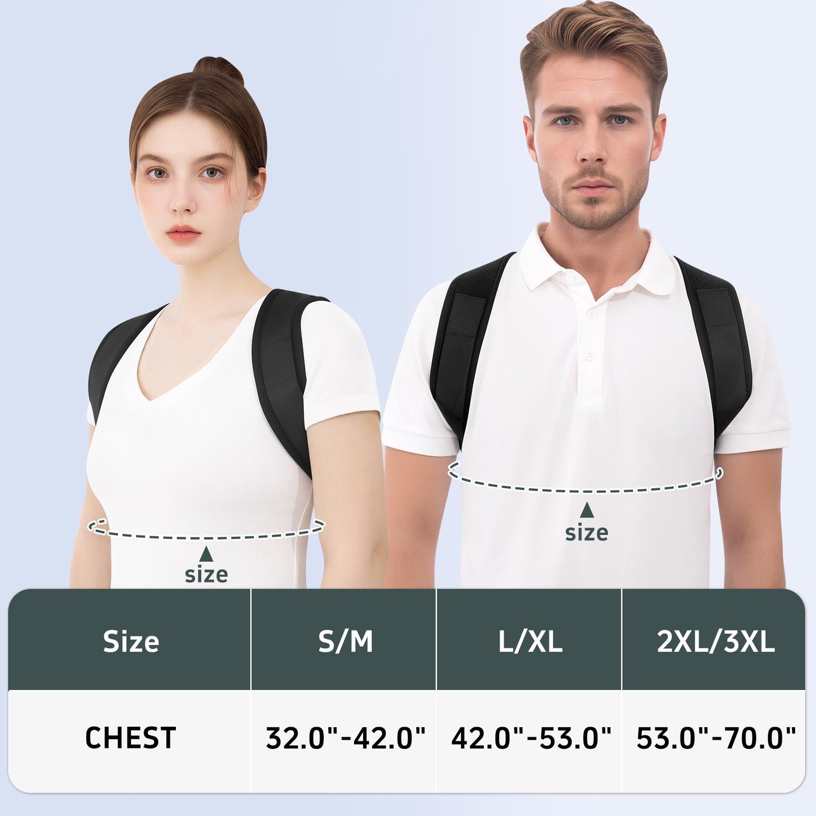 Posture Corrector for and Men Upper Back Brace Straightener Scoliosis Instant…