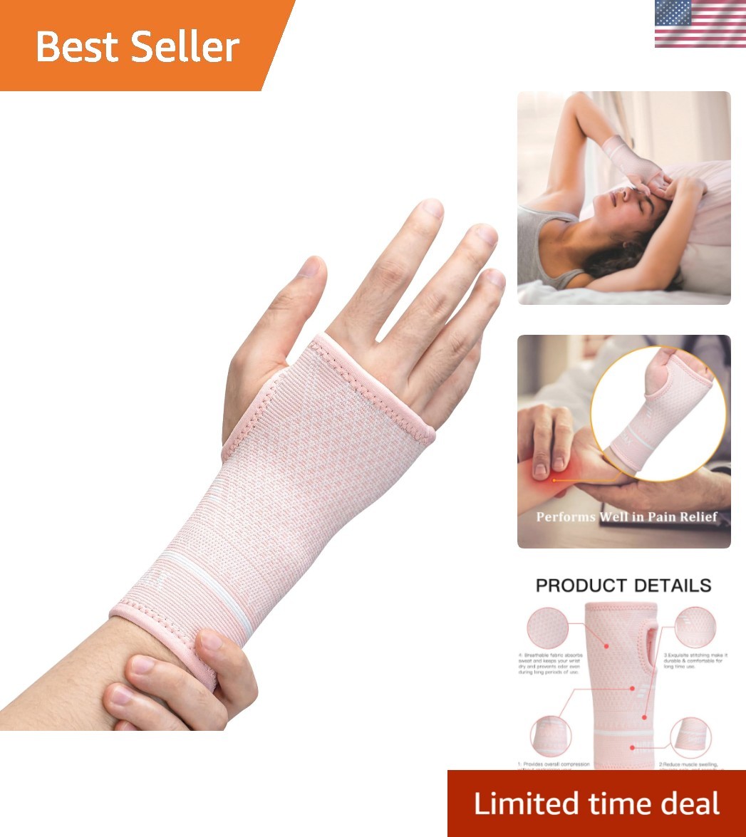 Copper 1 Pair, Comfortable Hand Brace Support for Arthritis, Tendonitis, Spra…