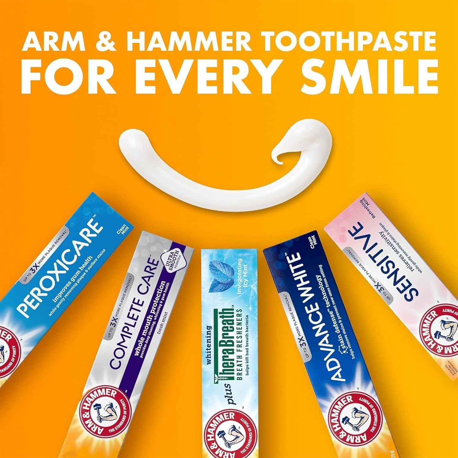 ARM & Hammer Peroxicare Toothpaste for Gum Health, Baking Soda Toothpaste, Clean