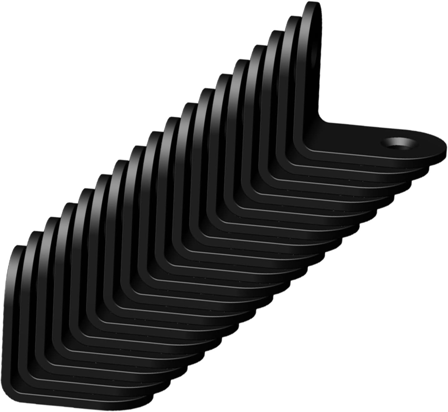Versatile 20-Pack Black Corner Brackets – Stainless Steel for Furniture
