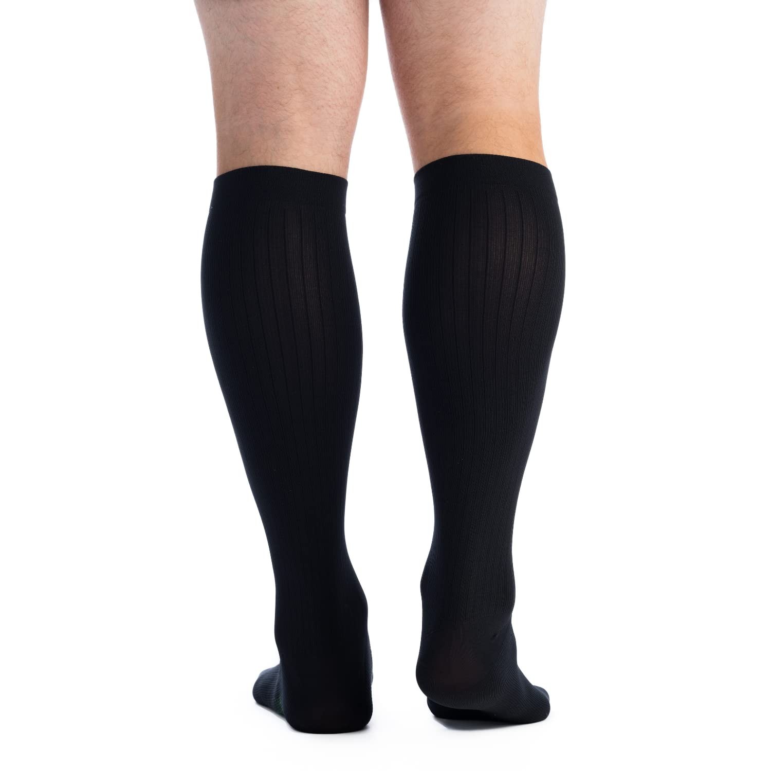 Mens USA Made Knee High 20-30 mmHg Graduated Compression Socks Moderate Daily