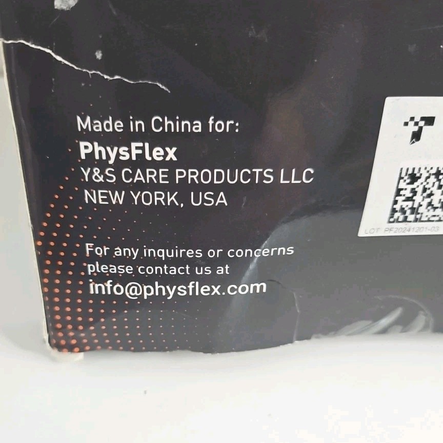 New PhysFlex 20-30mmHg Compression Socks Size S/M Men Women Knee High Black