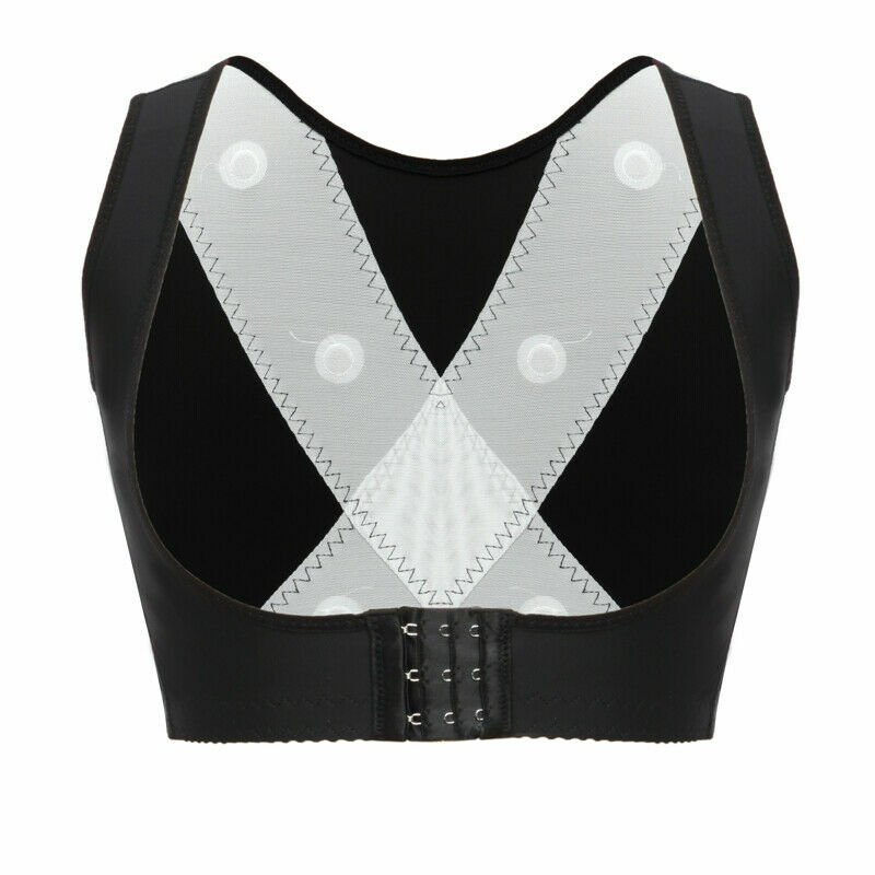 Women Adjustable Shoulder Back Posture Corrector Chest Brace Support Bra Shaper