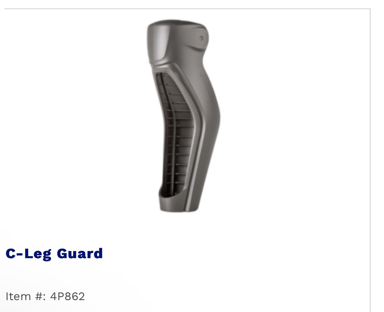 OTTOBOCK Otto Bock Cleg C-leg Prosthetic Knee Cover And Shield. 4P862 4P863=2
