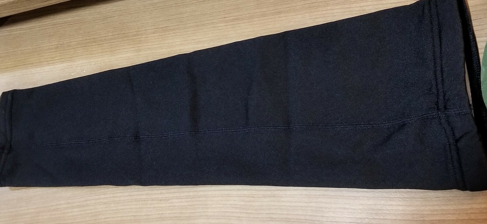 I Pair Womens Soft Fleece Lined Winter Compression Sleeves, Black, Large