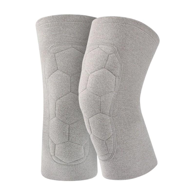 2 Pack Knee Protectors Polyester Fiber Quick Wear Design Suitable for Sports
