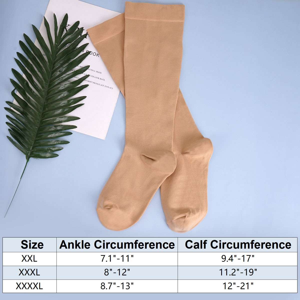 Compression Socks Stockings Womens Mens Knee High Medical 2XL 3XL 4XL
