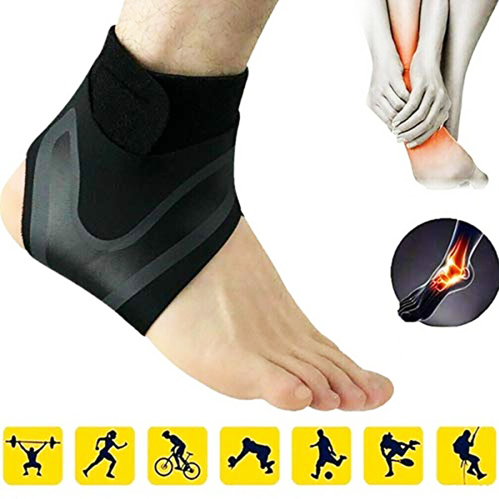 Ankle Support Compression Ankle Brace Elastic Sprain Strap Plantar Fasciitis Gym