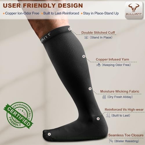 Compression Socks 3Pairs-15-20mmHg Circulation Small-Medium 3pairs-black6510