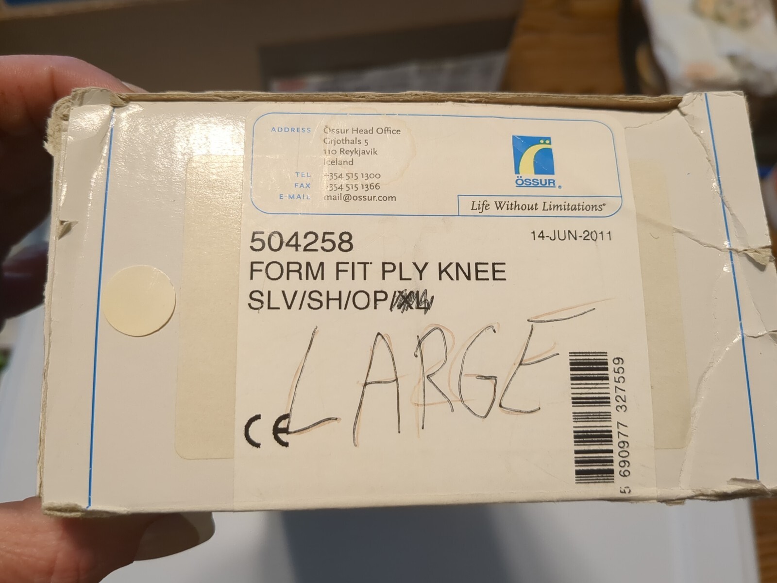 Form Fit Ply Knee 504258