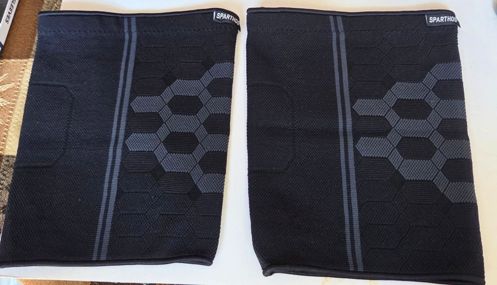 Sparthos Compression Thigh Sleeves Black XXL Premium Support For Pain Relief