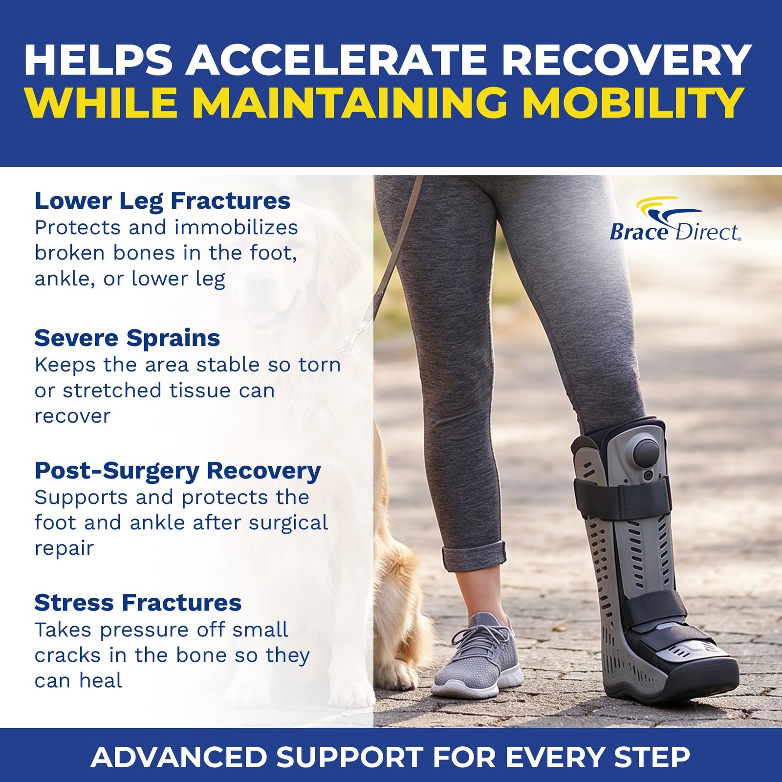Ossur Rebound Air Walker Tall Boot