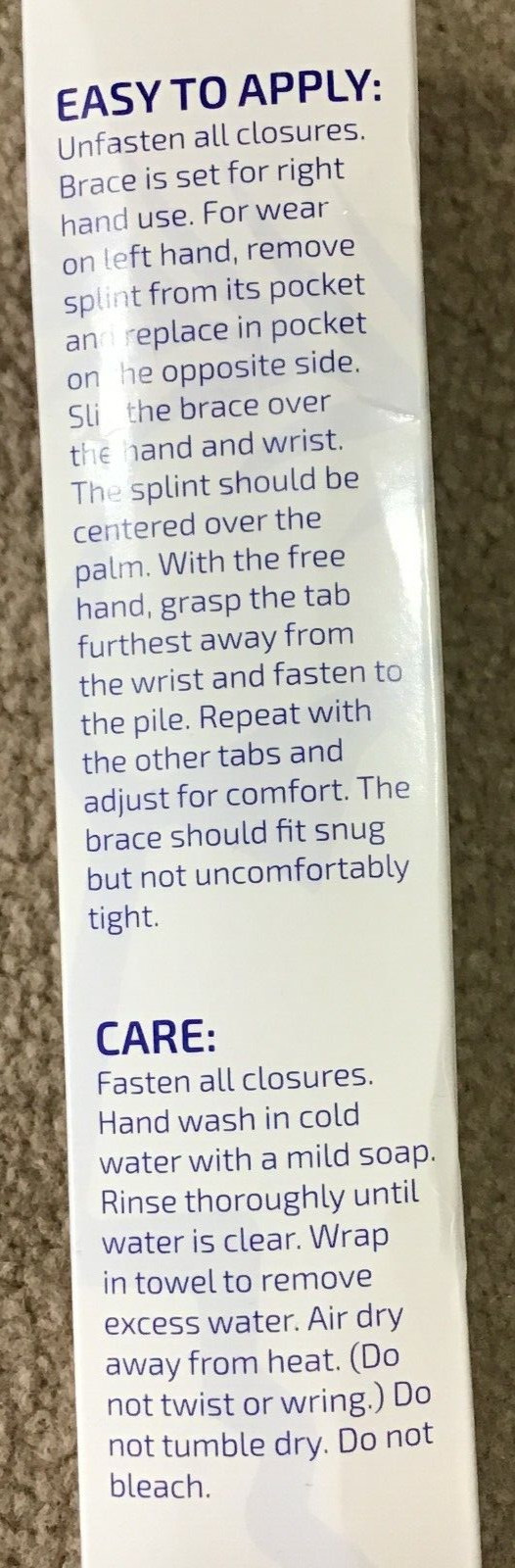 CHAMPION HEALTH AND SPORTS SUPPORTS UNIVERSAL WRIST SUPPORT LARGE NEW