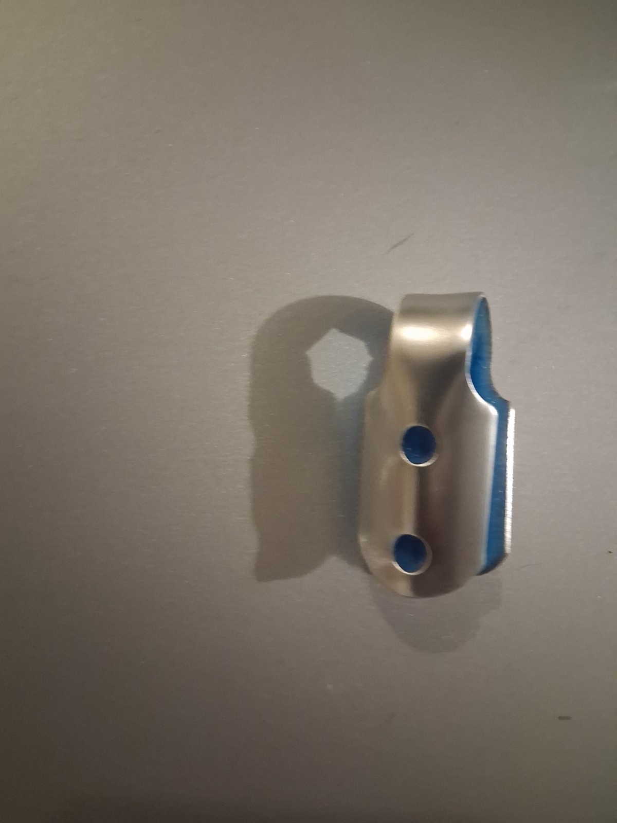 AliMed Finger Cot Fracture Splint 1/4 in Silver/Blue Metal Foam