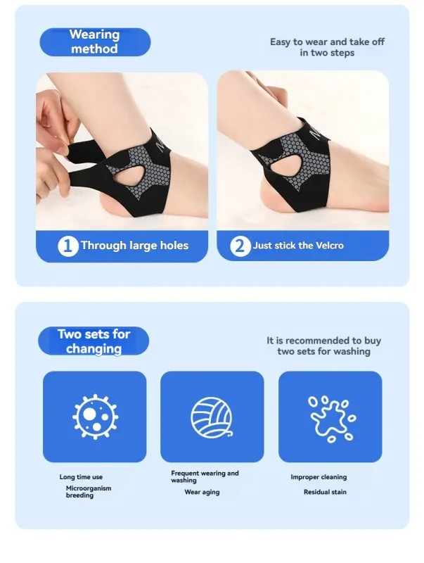 Elastic Ankle Brace Nylon Adjustable Basketball Guard Pain Relief Foot Strap