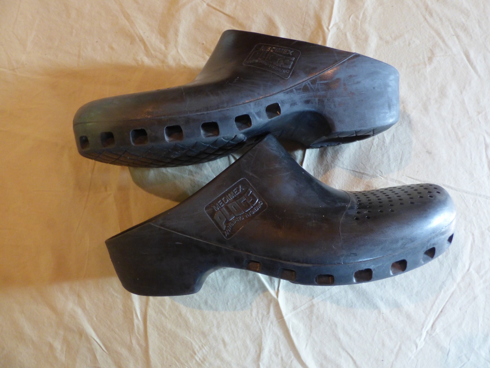 medimex plogs black, size 45/46