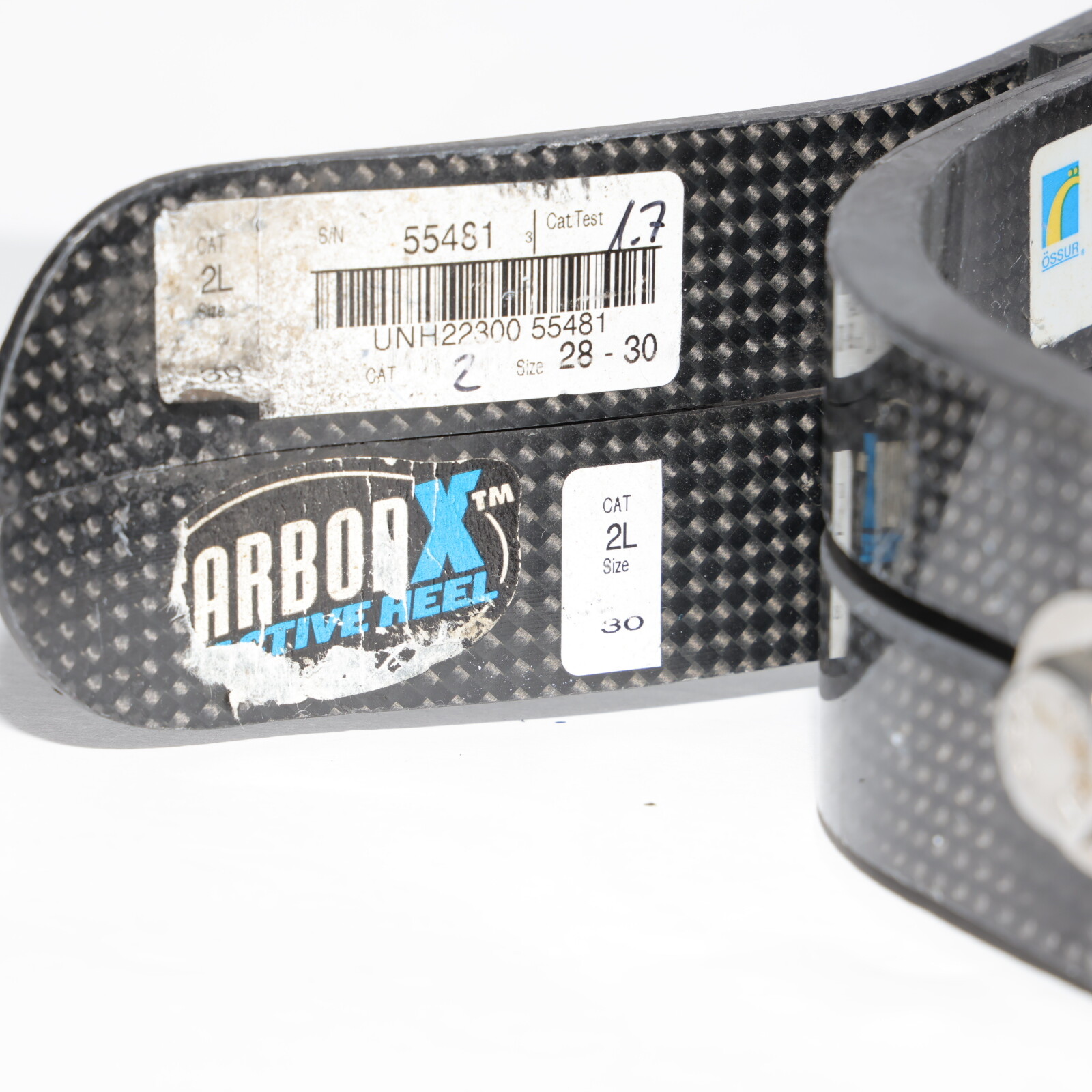 OSSUR VARI-FLEX CARBON X MID PROFILE PROSTHETIC FOOT Sz 30 / CAT 2L EUC