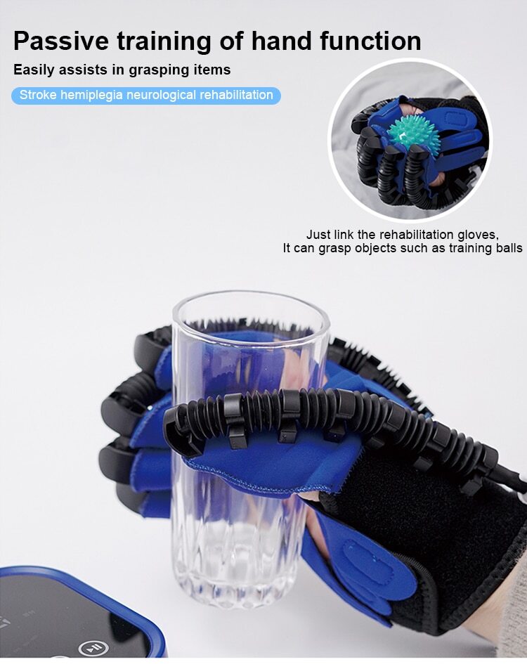 (Left+Right) Hand Function Rehabilitation Robot Gloves for Hemiplegia Recovery