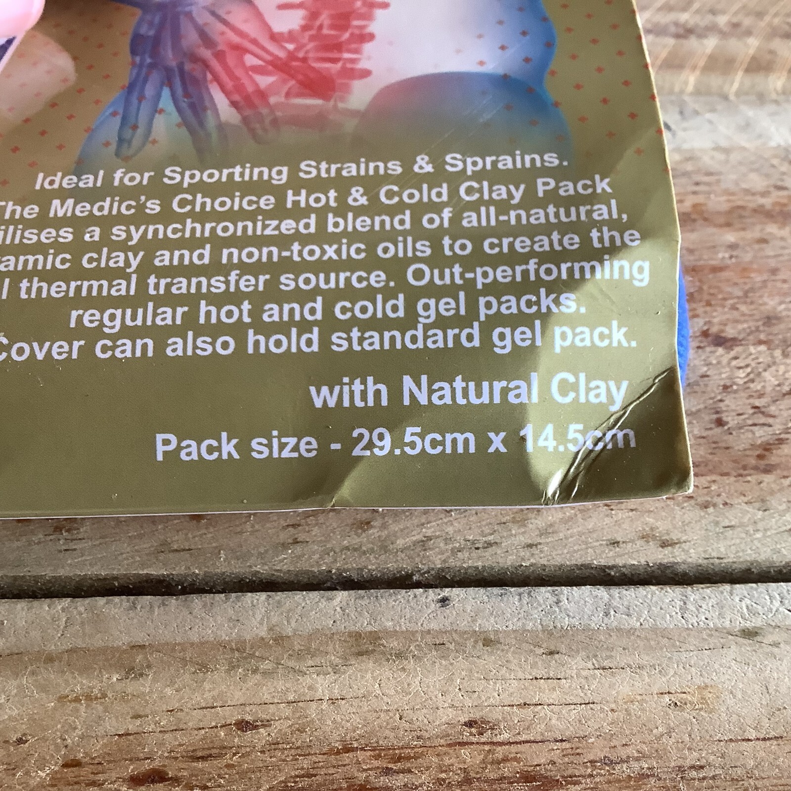 MEDIC’S CHOICE LARGE MULTI USE THERAPEUTIC CLAY PACK – HOT AND COLD USE