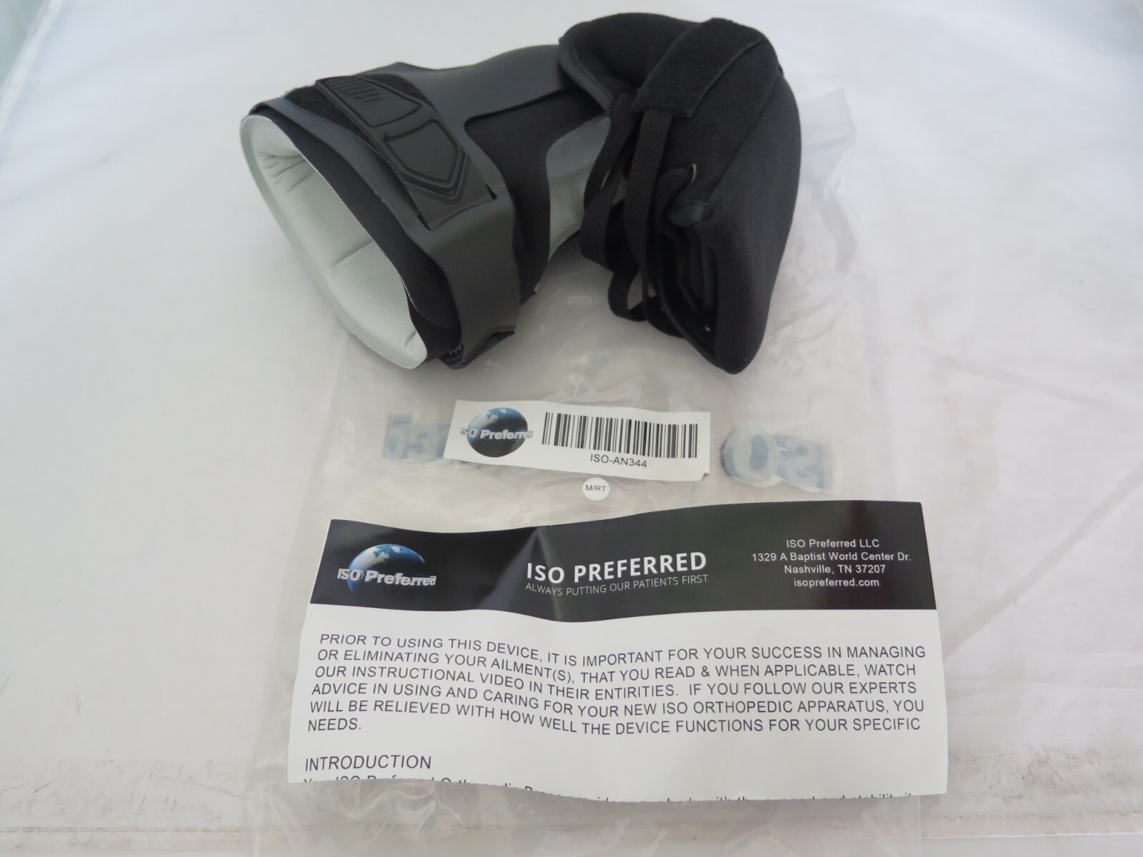 ISO Preferred Secure Ankle Brace – AN344 M/RT – Right – New – b5