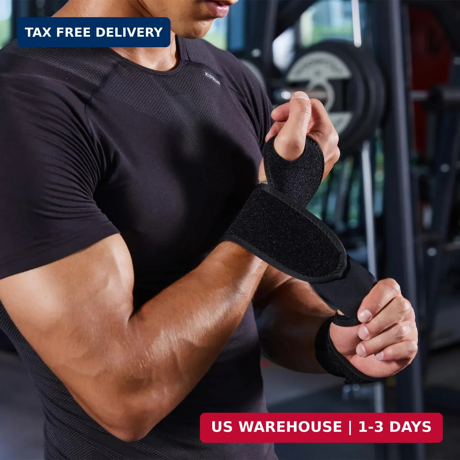 2 Pack Wrist Brace Wraps – Carpal Tunnel Support for Pain, Arthritis Relief