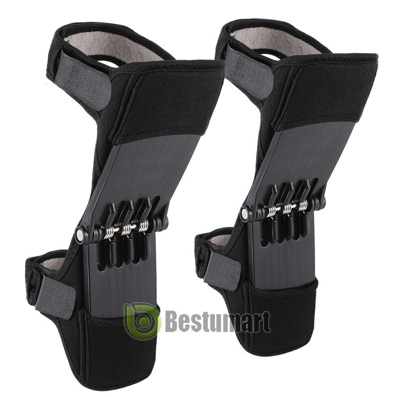 1/2Pcs Powerful Rebound Spring Joint Support Knee Booster Lift Knee Pads Care