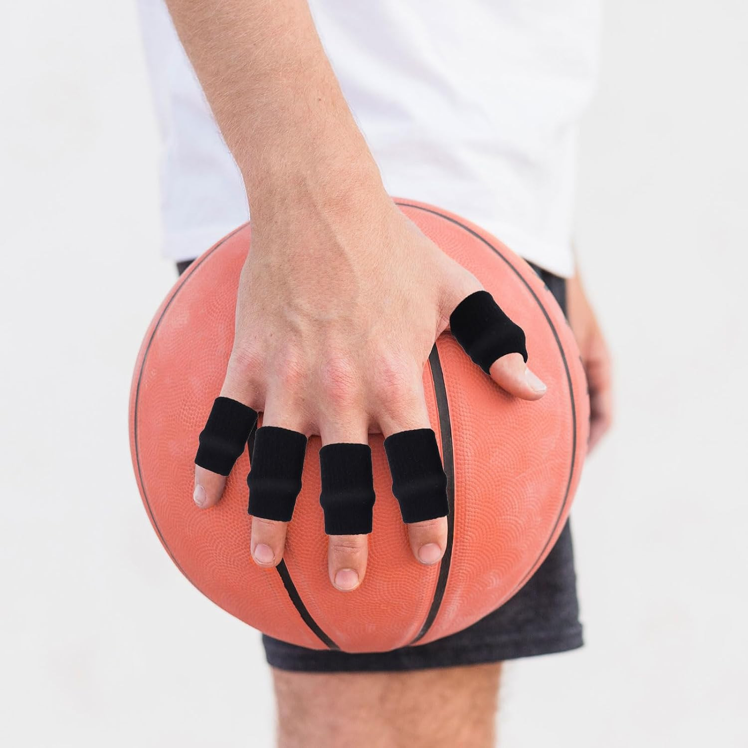 10 Protectores de Elasticos De Dedos Para Baloncesto Y Deporte Al Aire Libre